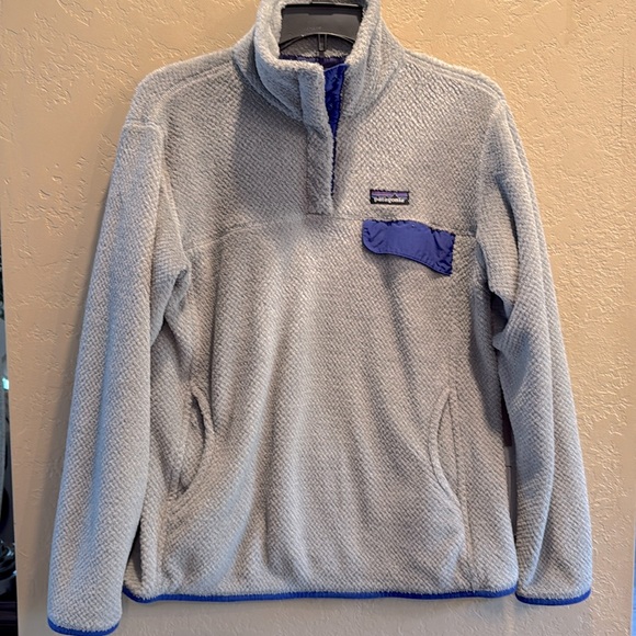 Patagonia Women’s Polartec ThermalPro Pullover textured Fleece Sweatshirt Large - Picture 3 of 15